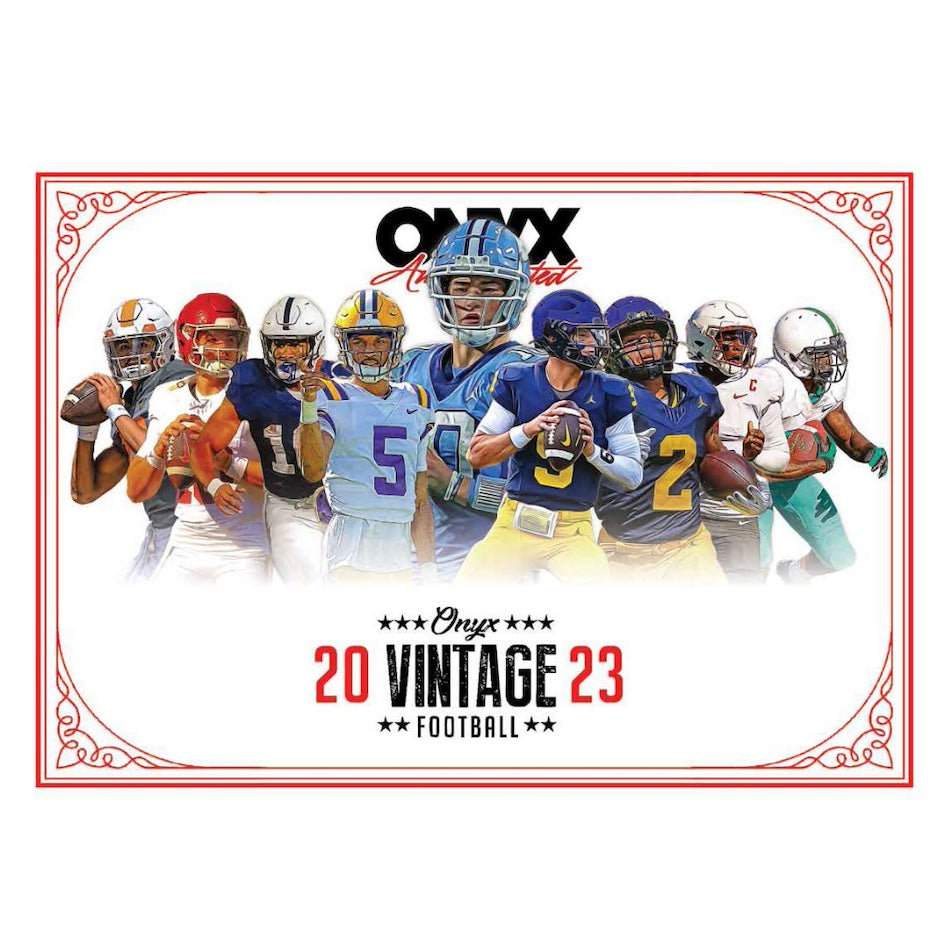 2023 Onyx Vintage Football Hobby Box