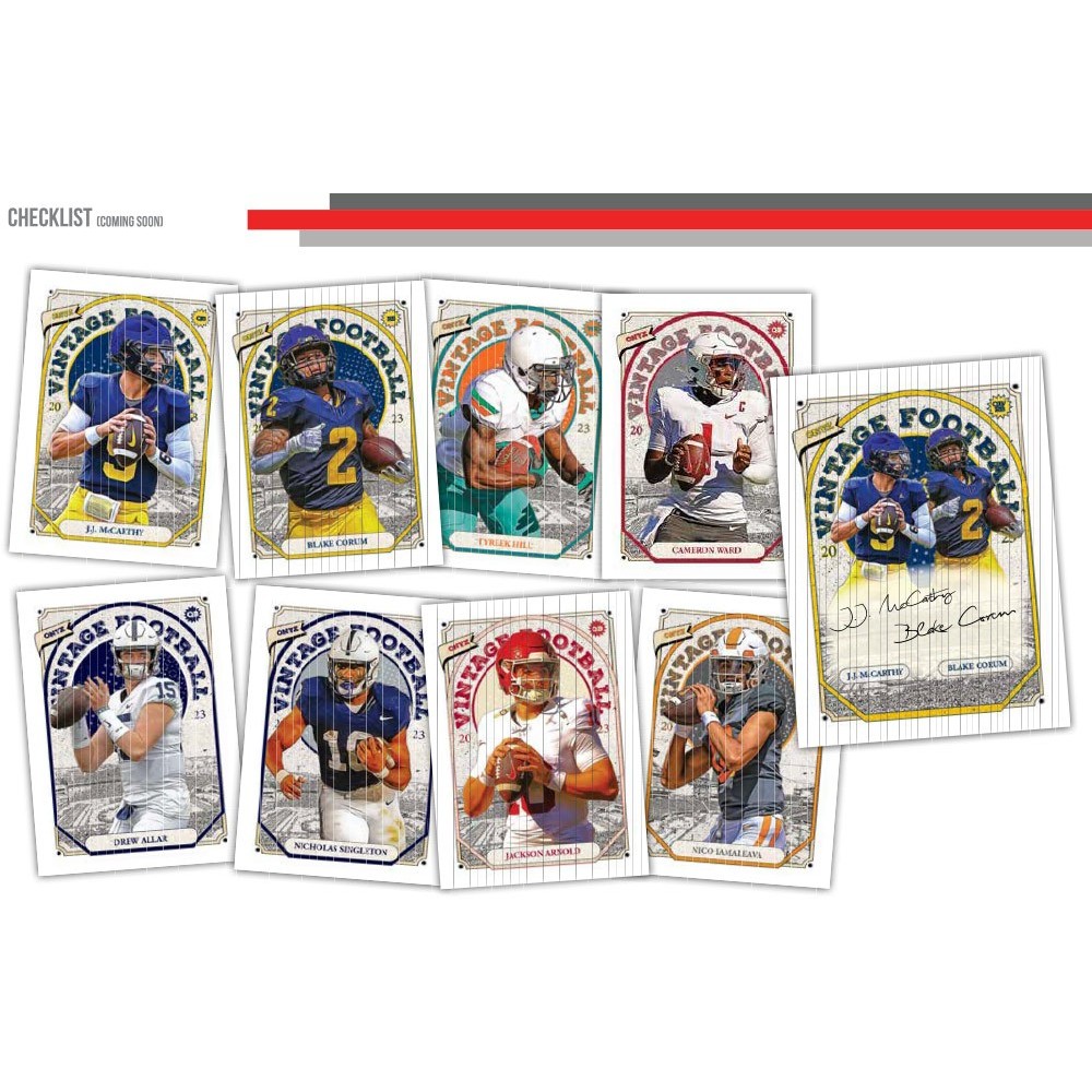 2023 Onyx Vintage Football Hobby Box