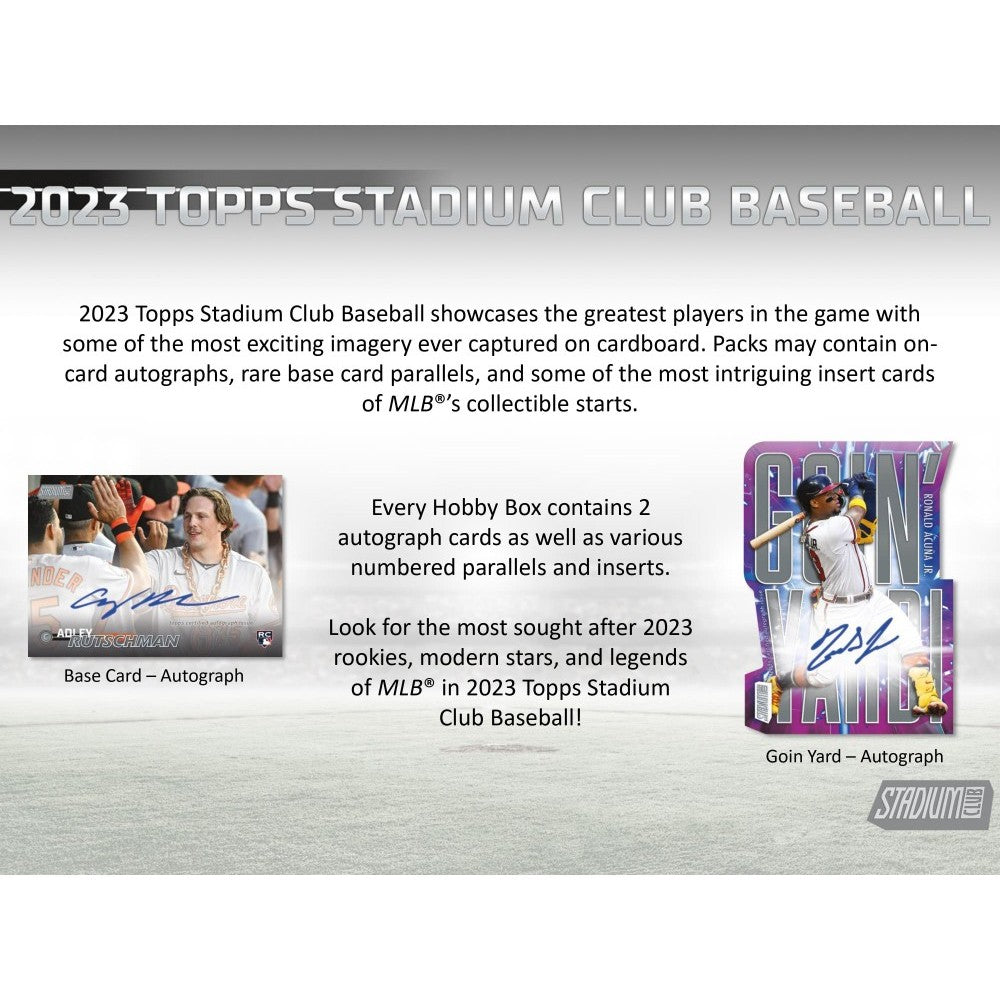 2023 Topps Stadium Club Baseball Compact Breaker