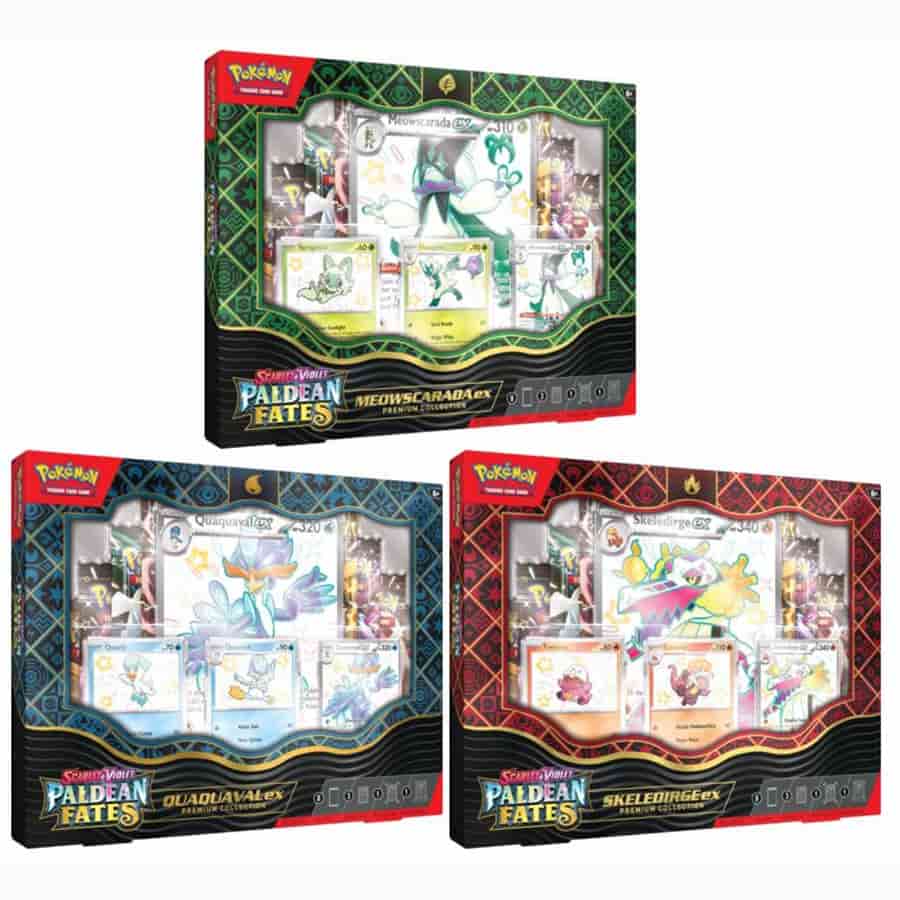 2023 Pokmon Paldean Fates EX Premium Collection Box Great Lakes Sports Cards 2023 Pokmon Paldean Fates EX Premium Collection Box Great Lakes Sports Cards