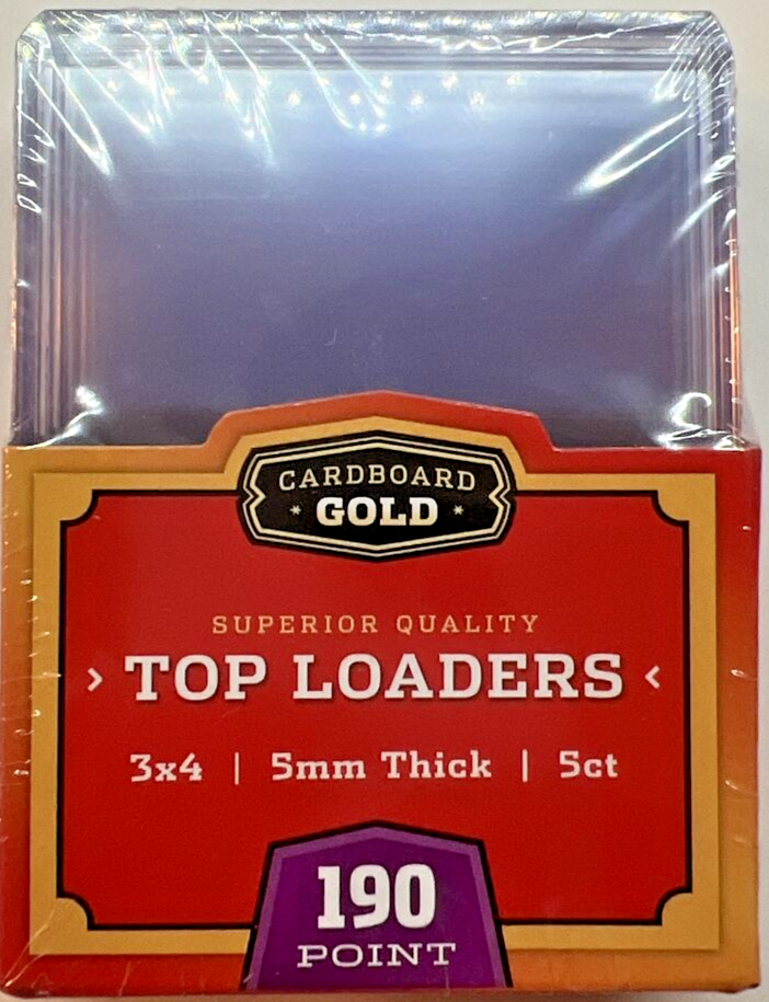 CBG 190pt Top loaders (5ct)